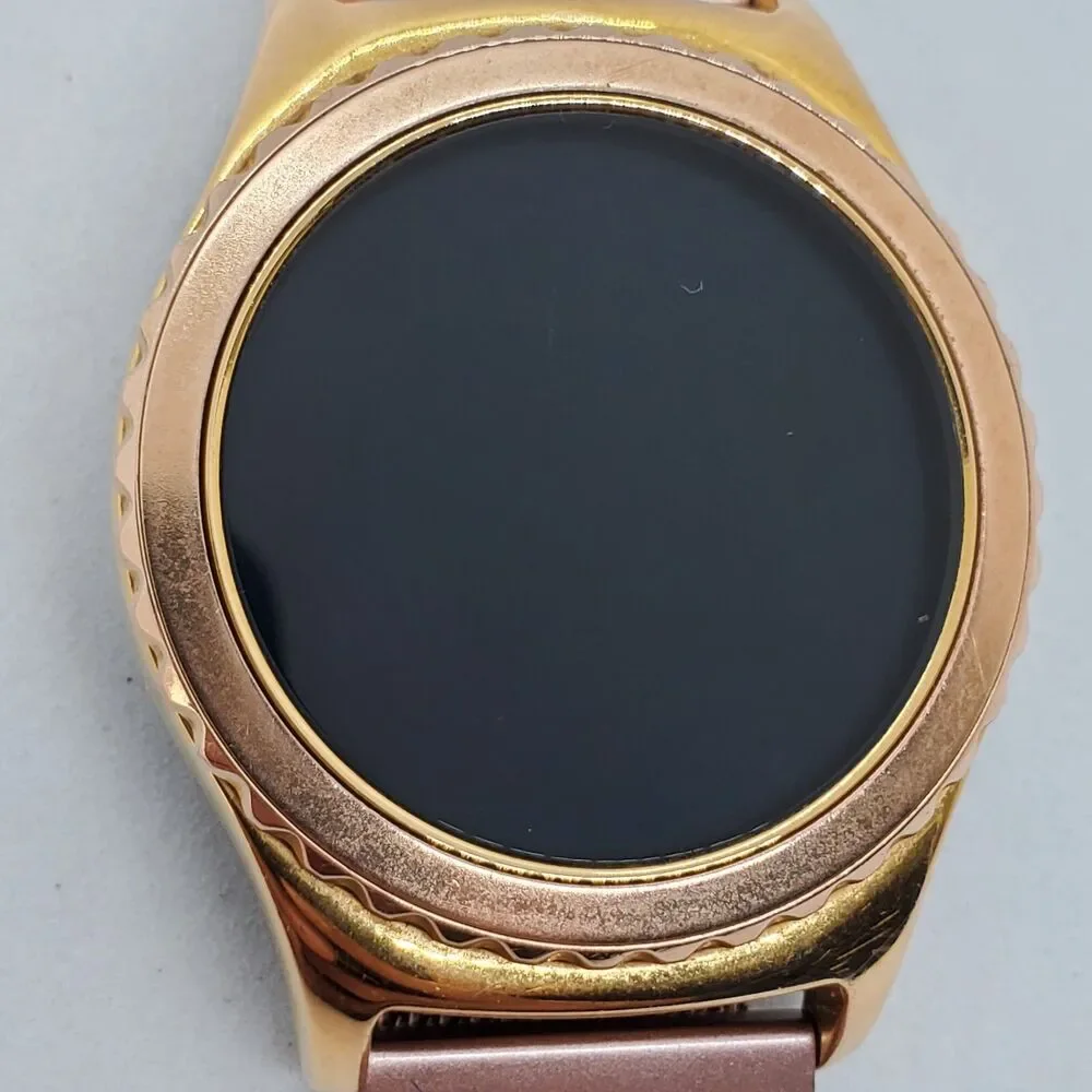 Samsung‎ Galaxy Gear S2 40MM Rose Gold Case Rose Gold Milanese Band Working